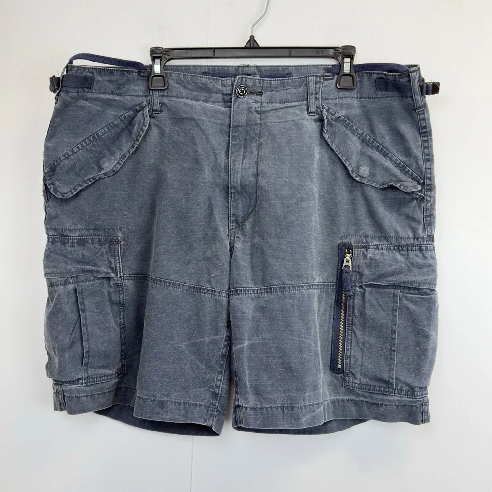 Polo Ralph Lauren Cargo Shorts Mens 40 Utility Military Field Ripstop 9.5